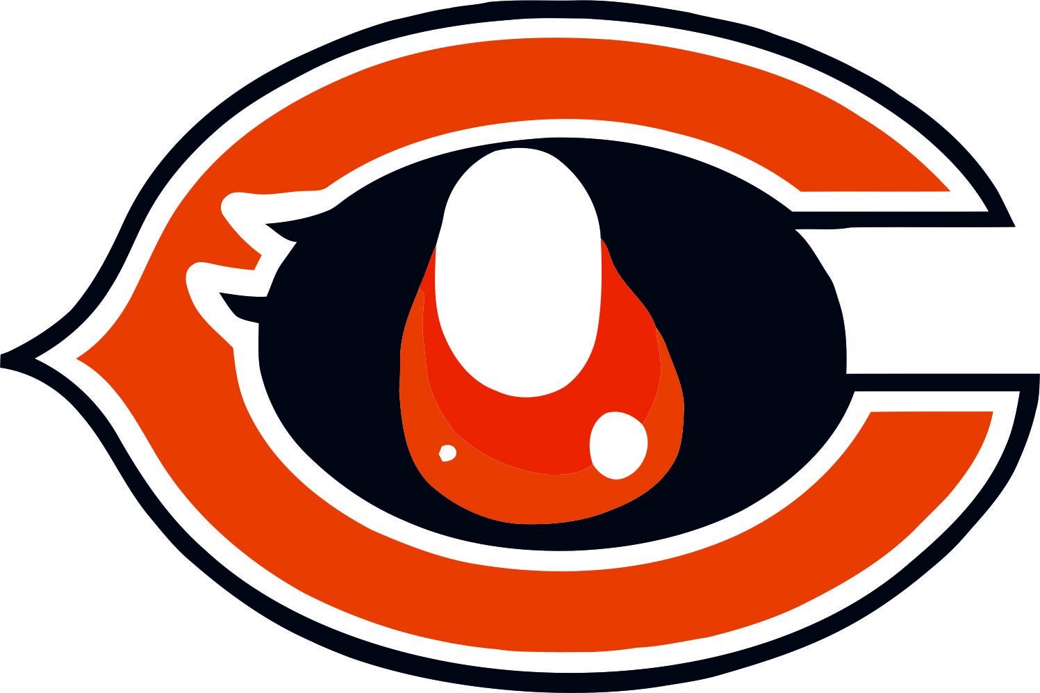 Chicago Bears Anime Logo DIY iron on transfer (heat transfer)